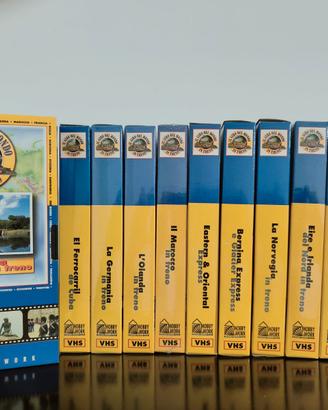 Collez. completa 12 VHS Il giro del mondo in treno