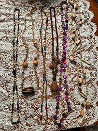 Set nr 6 collane stile Etnico/Hippie