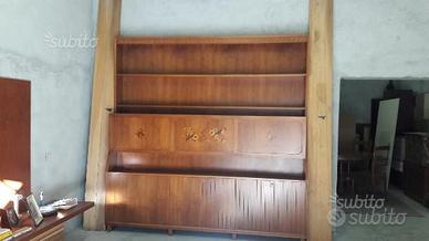 Mobile soggiorno anni 60 noce