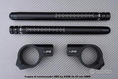 Coppia di semimanubri SBK by AVDB da 55 mm BMW