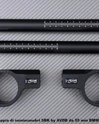 Coppia di semimanubri SBK by AVDB da 55 mm BMW