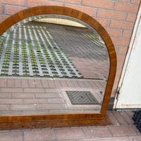 Specchio molato con intelaiatura originale