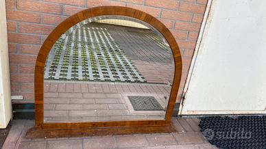 Specchio molato con intelaiatura originale