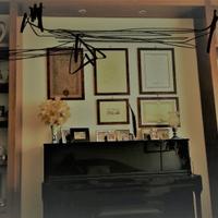 Mensola Libreria con due faretti