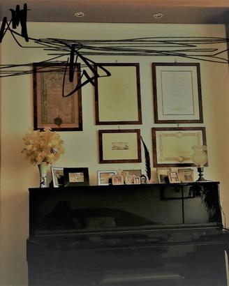 Mensola Libreria con due faretti