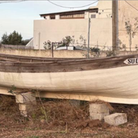 Barca gozzo in legno