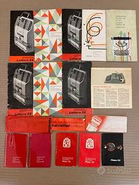 Olivetti fascicoli originali lingue varie