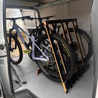 portabici per interno furgone