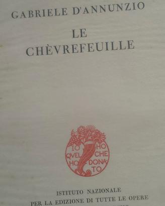 collezione opere Gabriele D'Annunzio 