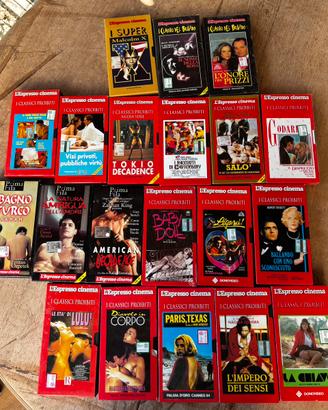 Lotto 20 VHS Pasolini, Oshima, Brass