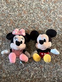 Coppia peluche Topolino e Topolina Disney