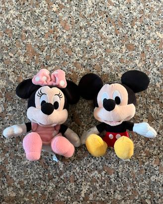 Coppia peluche Topolino e Topolina Disney