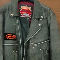 chiodo in pelle 