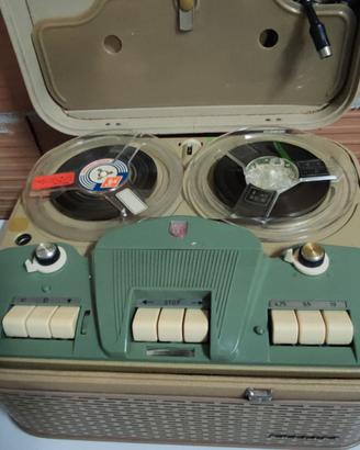 Registratore a Bobine  Philips RK40, con microfono
