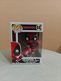 Funko Pop Deadpool on scooter