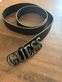 Cintura Guess nera vera pelle 110 cm