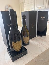 Bottiglie dom perignon 2002 e 2003