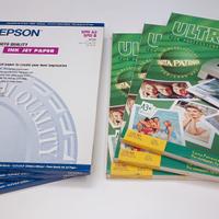 Carta fotografica Super A3 - Epson e Ultrajet