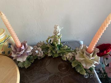 Candelabro in ceramica