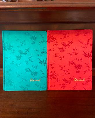 Coppia 2 Quaderni copertina seta Cina