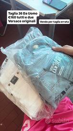 Due pagalia di jeans versace coutur taglia 36 uomo