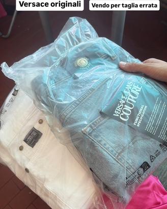 Due pagalia di jeans versace coutur taglia 36 uomo