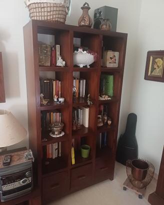 Libreria Banak in legno massello