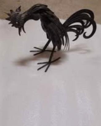 2  Gallo ferro battuto