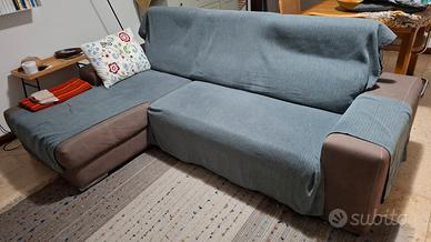Divano letto con chaise longue 