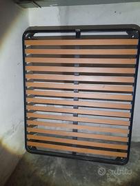 RETE MATRIMONIALE 160×190 in ebano come nuovo