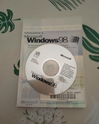 wondows 98 con licenza e manuale