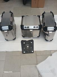 Valigie laterali+bauletto Benelli TRK 702