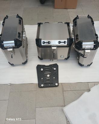 Valigie laterali+bauletto Benelli TRK 702