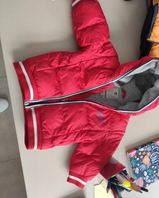 Timberland giubbottino felpato con cappuccio 9 mes