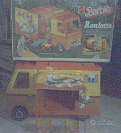 Barbie camper, casa, nave, mobili
