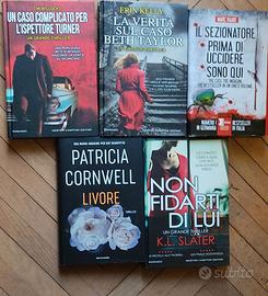 lotto di 5 libri thriller