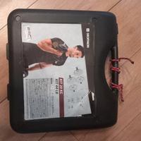 kit manubri, panca,porta dischi, dischi