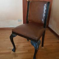 Sedie Vintage in pelle