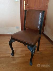 Sedie Vintage in pelle