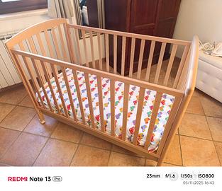 Lettino + Materasso Giordani  Antisoffoco 