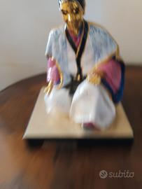 samurai in porcellana di Edoardo tasca 