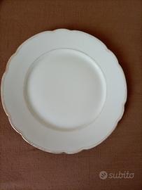 Piatto  Richard Ginori  con bordino dorato 