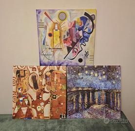 Quadri 3 tele artisti