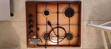 Gas piano cottura color terracotta GLEM 4 fuochi