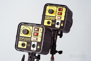 2 Flash professionali AEF Toplight 800w - testati