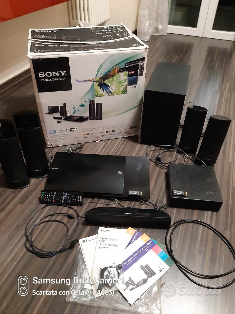 Sony HOME CINEMA 5.1 BLURAY 3D BDVN790W Audio/Video In vendita