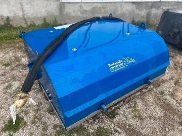 benna spazzatrice per minipala da 1.20
