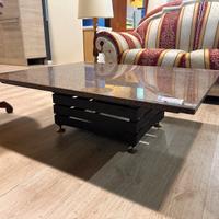 Tavolino da salotto modernariato marmo/metallo