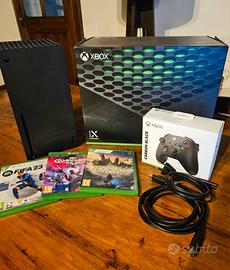 Xbox Series X + Controller nuovo + 3 giochi