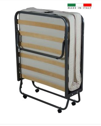 Letto ripiegabile con ruote